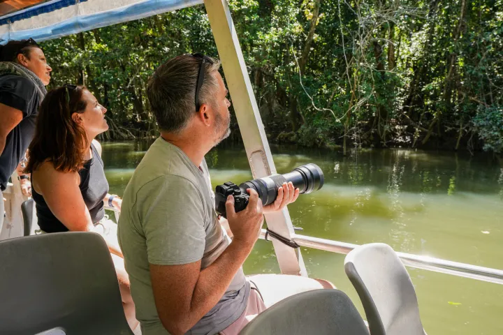 Wildlife Photography on the Daintree River Wildlife Cruise with Daintree Discovery Tours