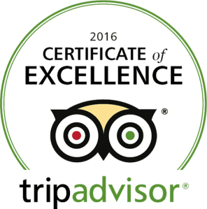 2016 certificate of excellence tripadvisor