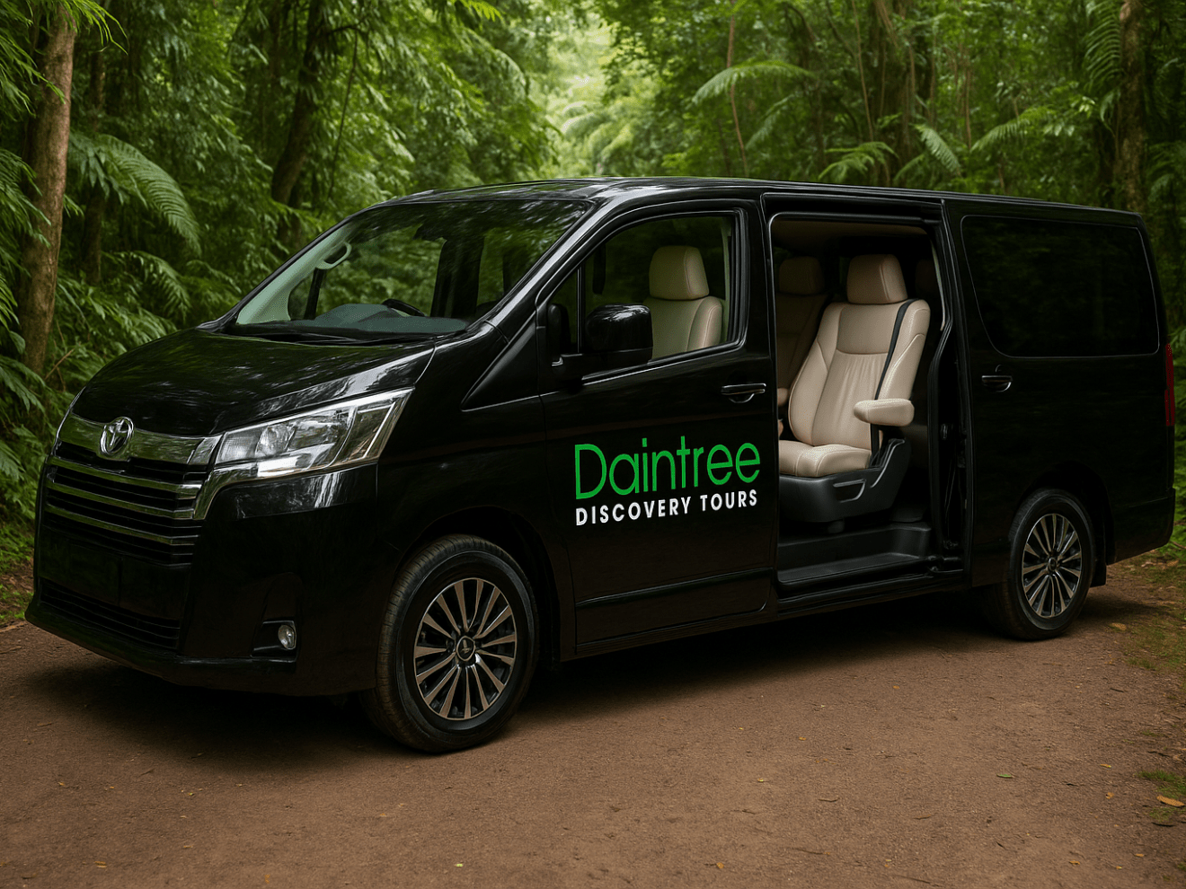 Luxury Private Daintree Tour Vehicle Open | Daintree Discovery Tours